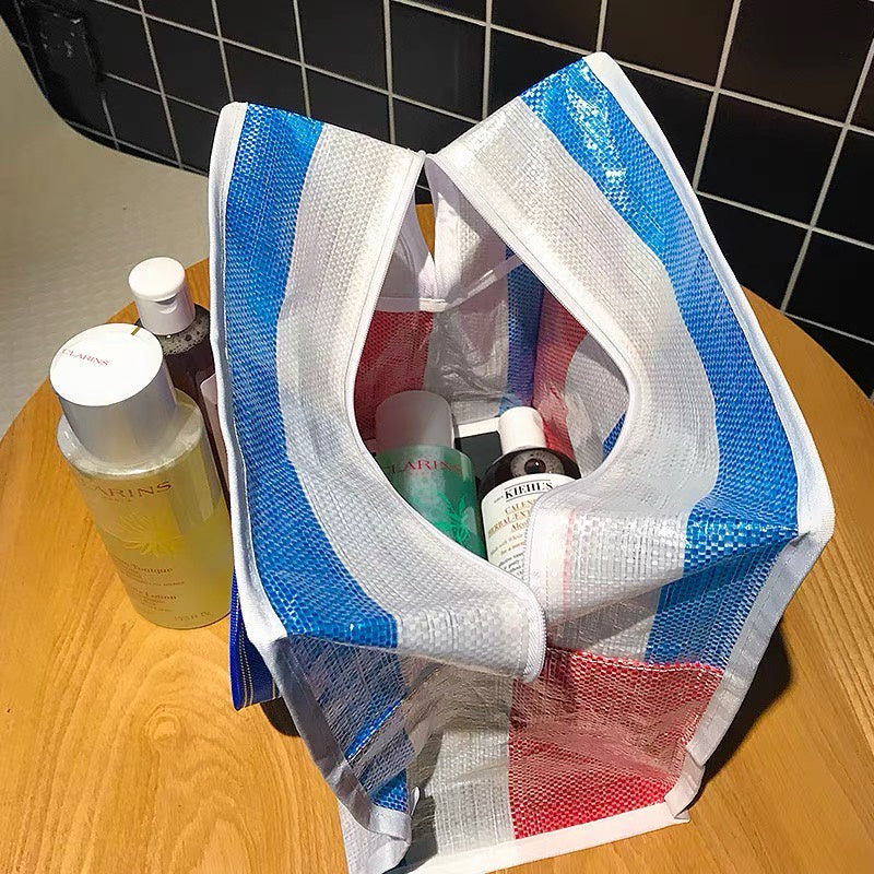 Red Blue White Hong Kong Style Bag l 紅白藍港式包包