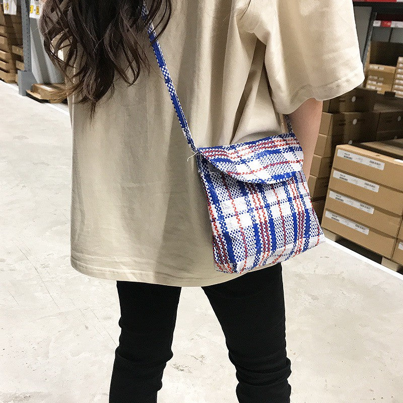 Red Blue White Hong Kong Style Bag l 紅白藍港式包包