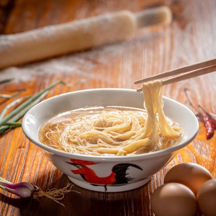 Hong Kong Whole Egg Noodles used by Michelin Mak Mun Kee Jordan | 香港鐘華記全蛋生面 (米芝蓮麥文記御用)4pcs