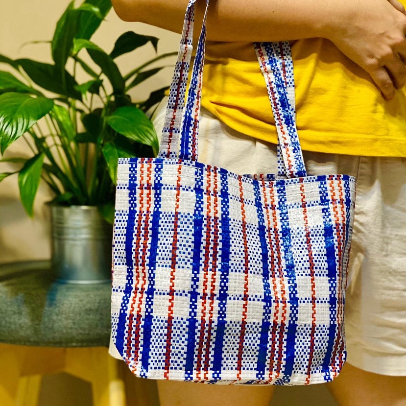 Red Blue White Hong Kong Style Bag l 紅白藍港式包包