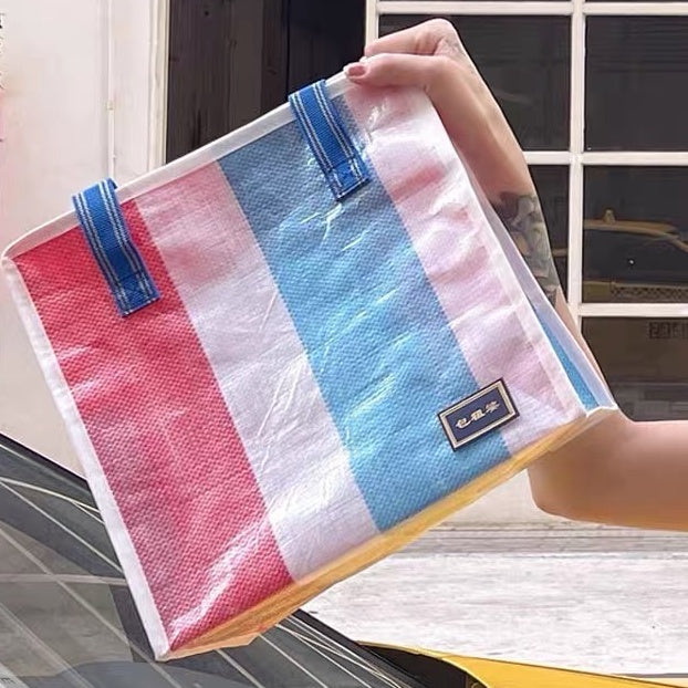 Red Blue White Hong Kong Style Bag l 紅白藍港式包包