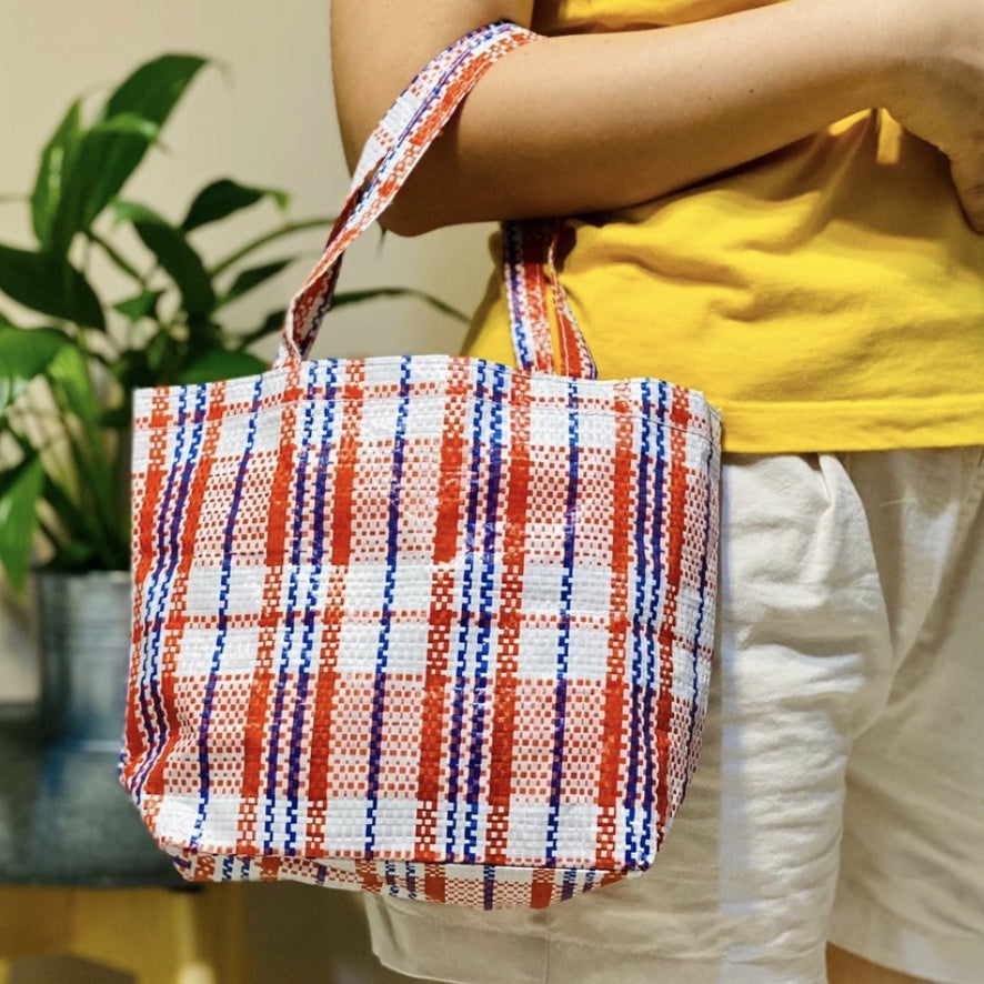 Red Blue White Hong Kong Style Bag l 紅白藍港式包包
